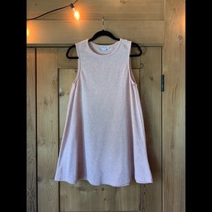 Love Riche Pink Heathered Swing Dress